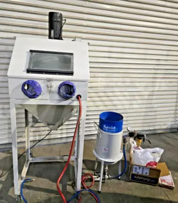 Sand Blast Cabinet With Dust Collector Abrasive Blast Cabinet USA