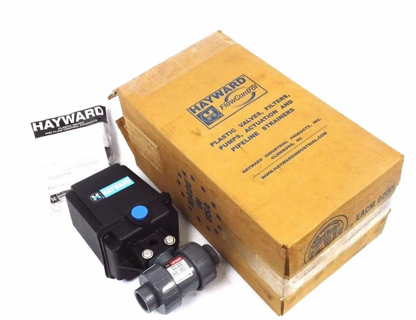 NEW HAYWARD EAUTB107STV ELECT ACTUATED BALL VALVE