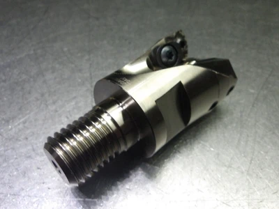 Mitsubishi M16 23.3-35mm Coolant Thru Endmill Head AJX12R352AM1645 (LOC2697A)