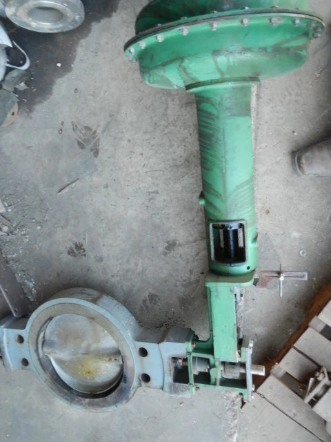 Fisher 12" 150 Class, Cast Iron Butterfly Gate Valve