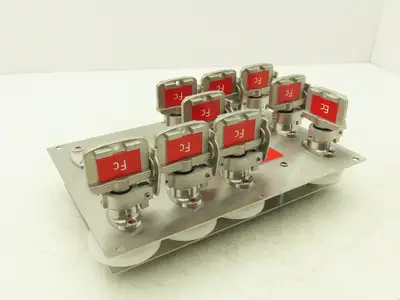 Allen Bradley 440T-MKEXE22ECFCFCFCFCFCFCFCFC 9 Key Interlock Exchange Switch