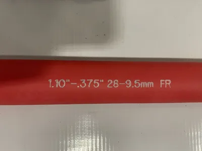 TE Raychem SST-48-11/FR/RED/97 Heat Shrink Tubing 4ft 1.10”-.375” NIB of 19