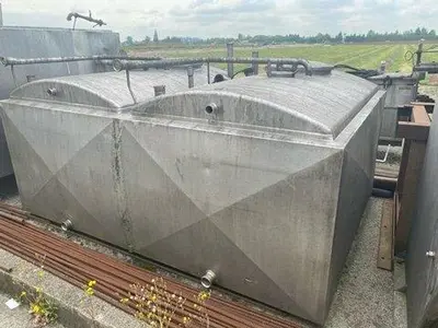 Creamery Jacketed Dual-Chamber Tank