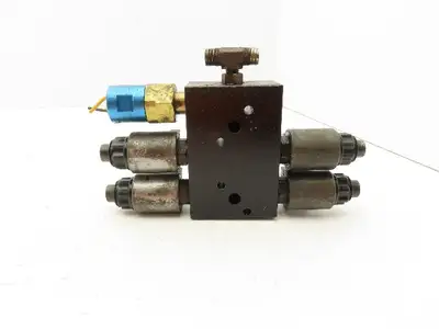 Lippert 12V 4-Point Flow Divider Manifold for RV Leveling Hydraulic Power Unit