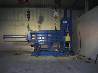 USED 2013 ATM SCRAP BALER 40X40