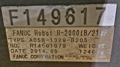 Used 2014 FANUC R-2000iB/210F + R-30iA Robots Michigan US | iGAM Industrial Marketplace #1291672