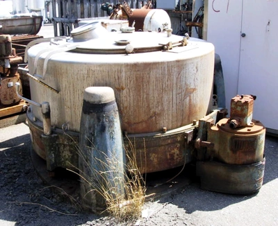 (2) Comi-Condor 1500mm perforate basket centrifuges, 316SS.