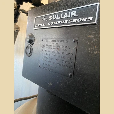 USED 2017 CENTRAL AIR EQUIPMENT (SULLAIR COMPRESSOR) 750/500-SU-E