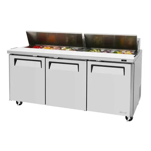 Turbo Air MST-72-N 73" M3 Series Sandwich/Salad Prep Table w/ Refrigerated Base, 115v