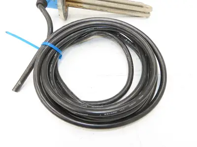 Nippon Stainless Immersion Tank Heater Element 5Kw 200V 3PH 12" Tubes 5" Flange