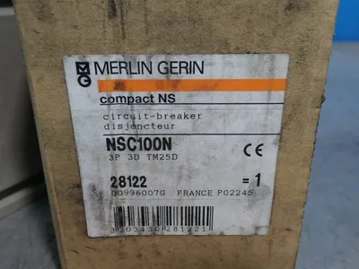 Used MERLIN GERIN NSC100N Circuit Breakers Ohio US | HGR 24 #878300