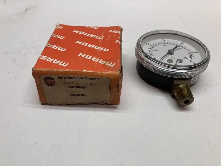 New | in-Stock MARSH J4646 Universal Pressure Meters | Surplus Asset Holdings #1216960