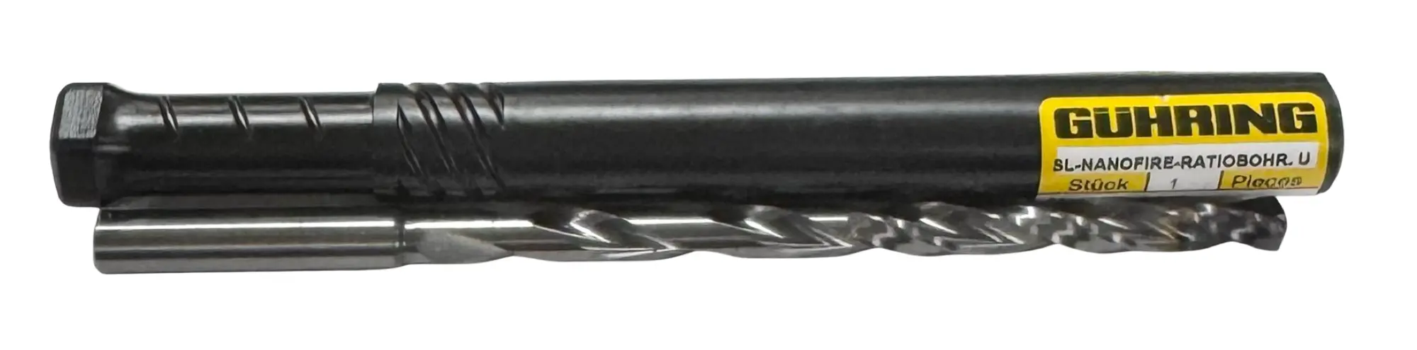 Guhring 7mm Solid Carbide Drill 12xD nano-FIREX Coolant Thru 140 Deg