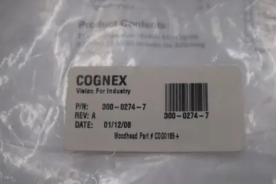 COGNEX 300-0274-7 / 30002747 WITH COGNEX 800-5712-2 / 80057122 NEW STOCK 115B