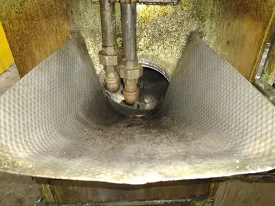 20" DIAMETER JENSEN MODEL #8452 (WASH, RINSE & DRY) CONTINUOUS ROTARY DRUM PARTS WASHER: YOBRO #25068