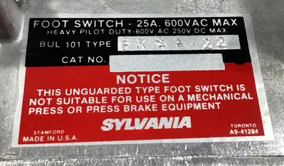 USED SYLVANIA FRSA 22