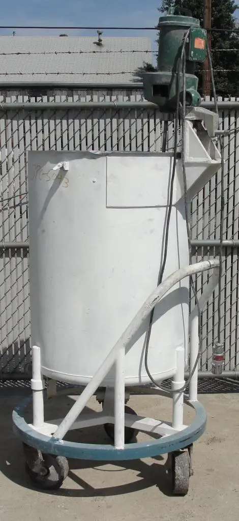 SPC5043  Tank 100 gallon vertical tank, Stainless Steel, 1/3 hp agitator, flat