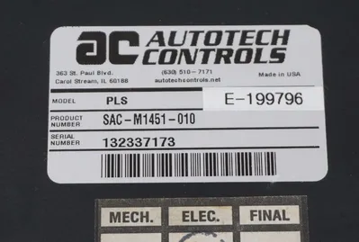 AUTOTECH CONTROLS SAC-M1451-010 PROGRAMMABLE LIMIT SWITCH PLS , REPAIRED