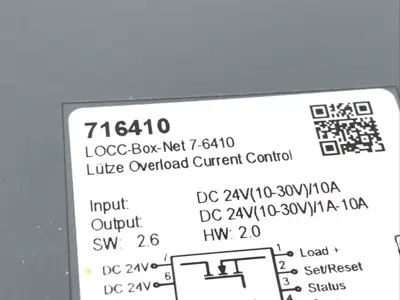 USED LUTZE LOCC-BOX-NET 7-6410
