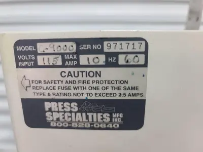 USED PRESS SPECIALTIES C-9000