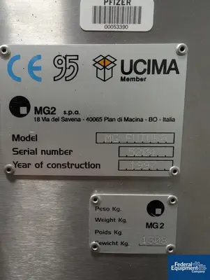 Used MG2 MG2 Capsule Filler, Model Futura Capsule Fillers GB | Federal Equipment Company #1388106