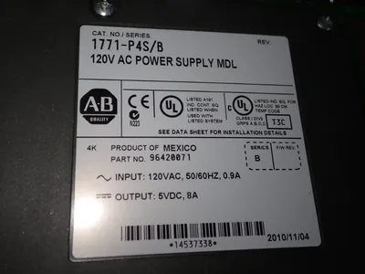 NEW 2010 ALLEN BRADLEY 1771P4S/B