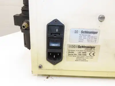 Schleuniger OC-3950 OmniCut Automatic Cutting Machine Wire Cable Fiber Optic *READ*