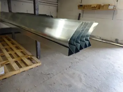 USED TECNOMA ROLLFORMING FOR UNIQUE NEW GUTTER CONCEPT