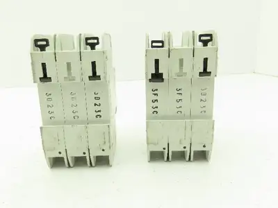 Eaton WMZT3C03 Circuit Breaker 3 Amp 480 Volt 3Ph 3 Pole Lot of 2