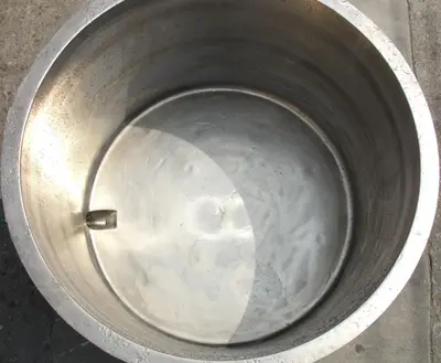 SPC6800  Mixer and Blender 100 gallon Ross change can Stainless Steel 39.25" inside diameter 27.5" inside height