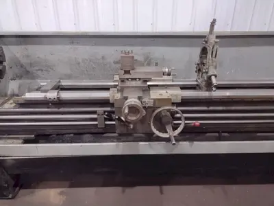 17" x 108" CLAUSING COLCHESTER MODEL #17 ENGINE LATHE, 3.25" HOLE: STOCK #22567