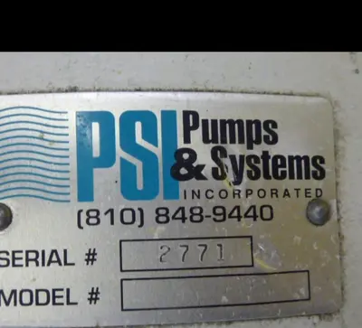 Used PSI PUMP344 Pump Parts | Ideal Machinery #619789