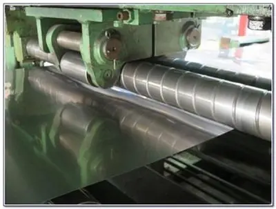 37" X .063" X 27,000# HERR VOSS TENSION LEVELING LINE (USED)
