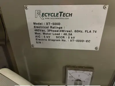 RecycleTech XT-500D Packaging Equipment | Global Machine Brokers, LLC (5)
