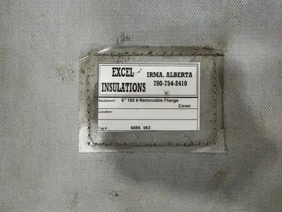 6" Class 150 Removable Flange Insulation Blanket