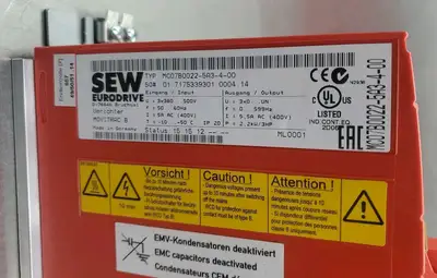 Used SEW MC07B0022-5A3-4-00 Movitrac B Servo Drive, 3HP, 500V Servo Drives | Palmetto Automation #1148945