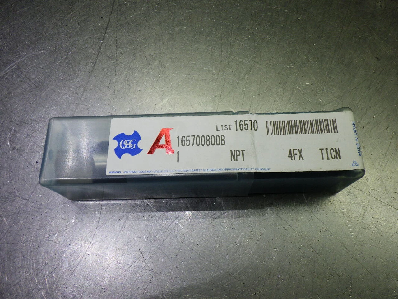 OSG 1-11-1/2 NPT 3 Spiral Flute HSSE High Performance Pipe Tap 1657008008 (LOC1219B)