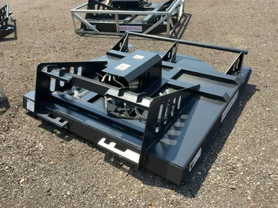 New JCT 72” Brush Mower Skid Steer Attachment, hydraulic driven with hoses and quick coupler fitting...