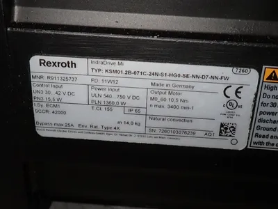 USED REXROTH KSM01.2B071C24NS1HG0SENND7NNFW