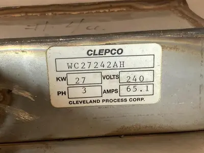 Used CLEPCO WC27242AH Water Heaters Ohio US | Surplus Asset Holdings #1520397
