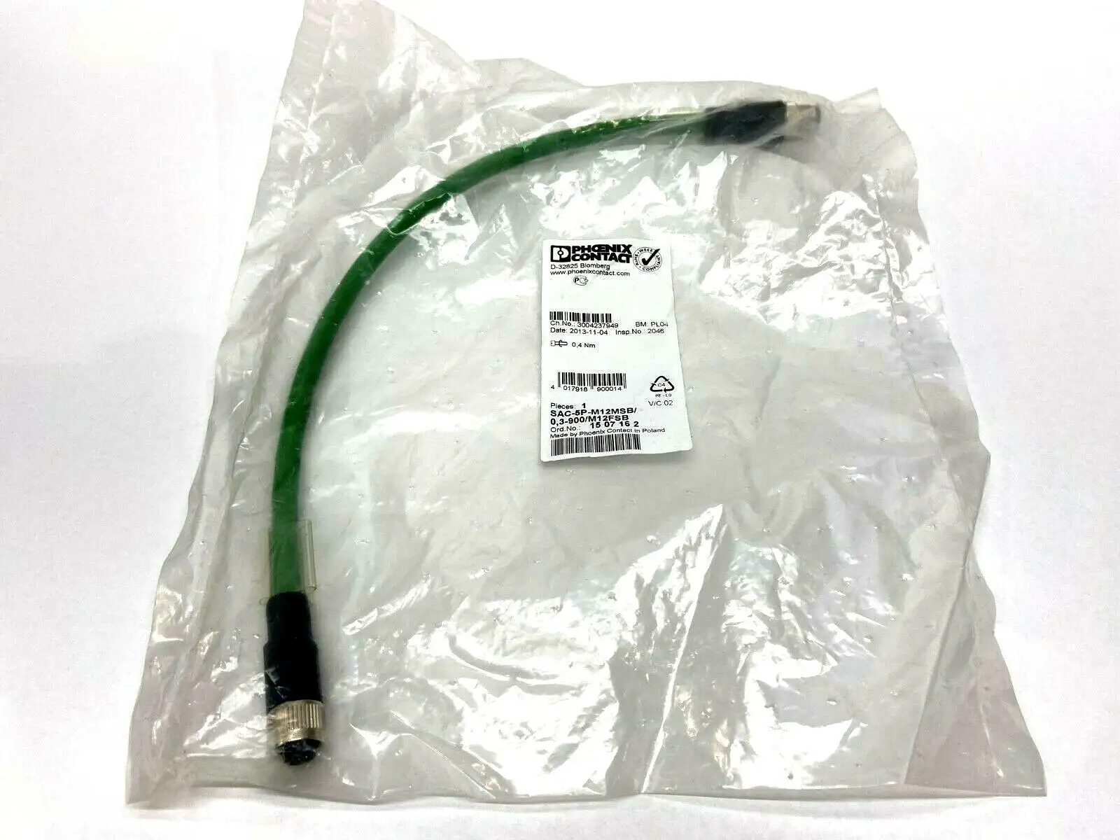 NEW PHOENIX CONTACT CORDSET