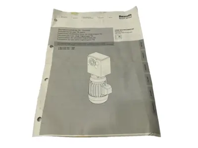 USED BOSCH REXROTH SLIP-ON RT ANGLE GEARBOX I=34.44 KPL