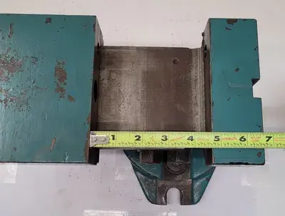 6" VISE ON SWIVEL BASE - 6" WIDE JAWS - APPROX. 16" OVERALL LENGTH