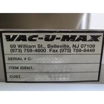 Used VAC-U-MAX _UNKNOWN_ Pneumatic Conveyors West Virginia US | JM Industrial #1465966