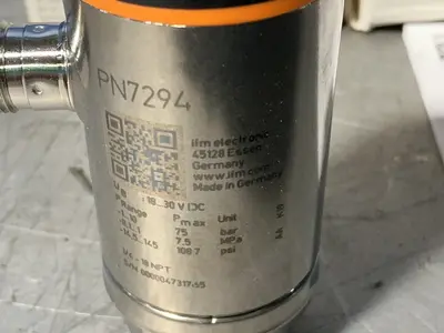 Used IFM ELECTRONIC PN7294 Pressure Transmitters Ohio US | HGR 24 #1545312