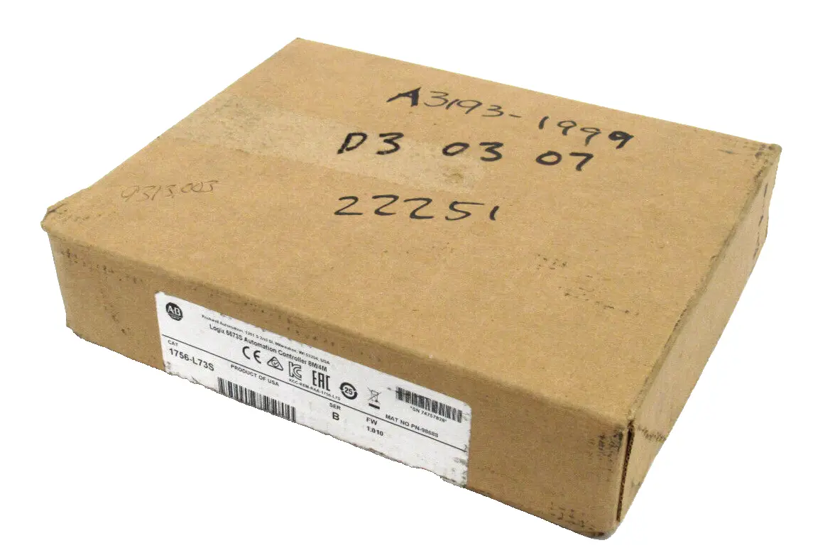 ALLEN BRADLEY 1756-L73S LOGIX 5573S CONTROLLER SER.B NEW SURPLUS