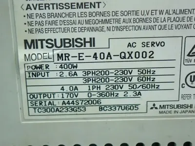 USED MITSUBISHI MRE40AQX002