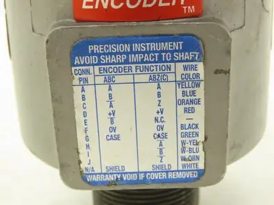 BEI Industrial XH25D-SS-500-ABZC-7272-EM18 Rotary Encoder 5-24VDC 3/8" Shaft
