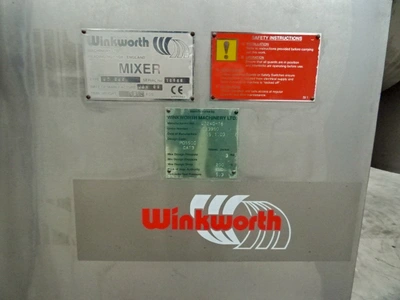 240L S/S JKTD Winkworth U Trough Mixer Type UT240