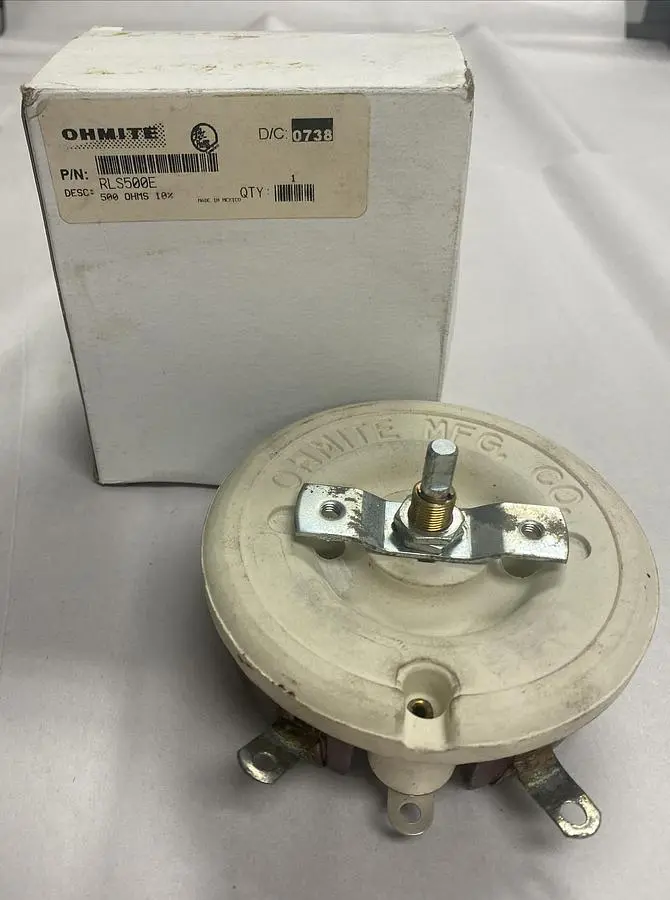 New | in-Stock OHMITE RLS500E Miscellaneous Equipment (Electrical & Power) | Surplus Asset Holdings #1188521